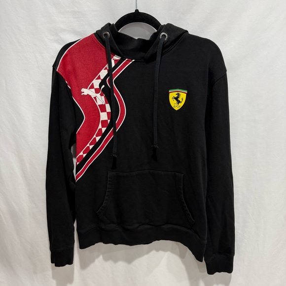 Puma Ferrari Scuderia Hoodie Medium Racing Streetwear Motorsport Athleisure F1 - Picture 1 of 16